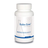 BIOTICS RESEARCH envase frontal que muestra Hydro-Zyme y beneficios digestivos