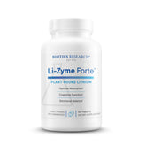 BIOTICS RESEARCH frasco Li Zyme Forte mostrando diseño y claridad
