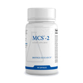 BIOTICS RESEARCH frasco MCS-2 frente mostrando etiqueta y beneficios
