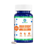 BioTrust envase frontal de Brain Bright mostrando diseño y cantidad