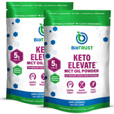BioTrust envase frontal del Keto Elevate mostrando diseño y porciones
