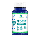 BioTrust Pro-X10 vista frontal con caja y cápsulas, claridad de producto y confianza