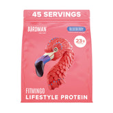BIRDMAN frasco frontal del producto mostrando etiqueta y beneficio proteico