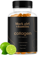 Black Girl Vitamins envase frontal mostrando etiqueta y beneficios