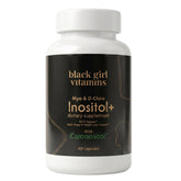 Black Girl Vitamins frente del envase mostrando el tamaño y diseño