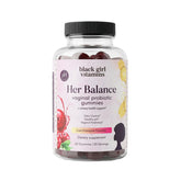Black Girl Vitamins frasco de 30 días mostrando presentación y conveniencia