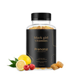 Black Girl Vitamins envase frontal mostrando la etiqueta y beneficios claros