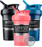 BlenderBottle Classic V2 frontal mostrando colores y diseño práctico