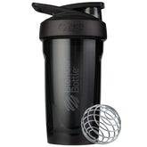 BlenderBottle Strada vista frontal con tapa bloqueada, transporte seguro