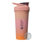 BlenderBottle Strada Sleek vista frontal con diseño ergonómico y beneficio práctico