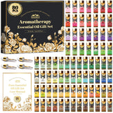 BlissfulBlend estuche frontal mostrando 80 frascos, variedad para crear