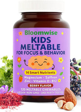 Bloomwise frente del envase mostrando diseño y cantidad, claridad para padres
