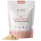 Bluebird Provisions empaque frontal visible y claridad del producto