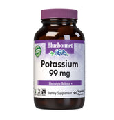 BlueBonnet frasco de vidrio ámbar con potasio, protege la potencia