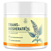 BoaSaude frasco frontal del Trans-Resveratrol, presentación clara y profesional