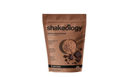 BODi Shakeology envase frontal mostrando diseño y beneficio de proteína