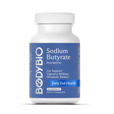 BodyBio envase frontal butyrate que muestra diseño y cantidad para compra clara