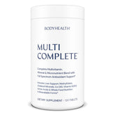 BodyHealth frasco frontal mostrando diseño y cantidad 120 ct, ideal para suministro mensual