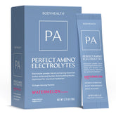 BodyHealth envase frontal mostrando sticks y beneficios de hidratación