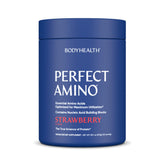 BodyHealth envase frontal PerfectAmino fresa, clara identificación y beneficios