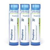 Boiron Phosphorus 30C envase frontal mostrando presentación y beneficios