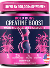 Bold Buns frente del empaque, diseño claro y beneficios visibles