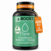 BoostCeuticals bote frontal que muestra 4000 FU y beneficio de apoyo circulatorio