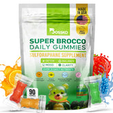 BOSSKO THE WAY TO THE TOP envase frontal de gominolas veganas mostrando etiquetas