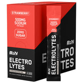 BARE PERFORMANCE NUTRITION paquete frontal mostrando 30 sobres y beneficios prácticos