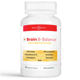 Brain Bean frasco frontal mostrando diseño y 60 cápsulas, ofrece confianza