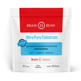 Brain Bean frasco frontal mostrando diseño y cantidad, confianza en calidad