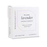 Breatherapy parche lavanda frontal mostrando el paquete y sello de calidad