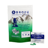 brode empaque frontal mostrando sobres individuales y beneficio de portabilidad