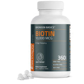 Bronson frasco frontal que muestra cantidad y concentración, confianza en calidad