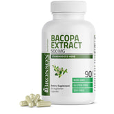 Bronson frasco frontal mostrando 90 cápsulas y marca para identificación rápida