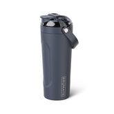 BrüMate MultiShaker frente en Nightfall Blue mostrando diseño elegante y aislamiento