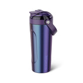 BrüMate MultiShaker vista frontal mostrando diseño Dark Aura y ventajas estéticas