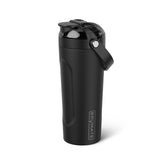 BrüMate MultiShaker frente en negro mate mostrando diseño y capacidad