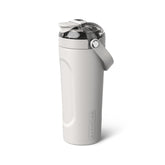 BrüMate MultiShaker frontal mostrando diseño Dune y beneficio de aislamiento