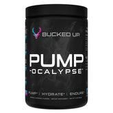 Bucked Up envase frontal mostrando diseño y beneficio de bombeo