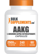 BulkSupplements frente del envase mostrando 240 cápsulas y dosis clara