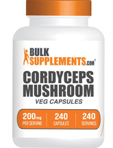BulkSupplements frasco frontal mostrando 240 cápsulas y claridad de etiquetado