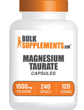BulkSupplements frasco frontal del producto mostrando 240 cápsulas y beneficios del envase