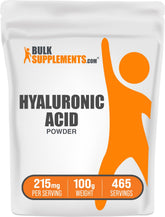 BulkSupplements frente del envase mostrando etiqueta y tamaño