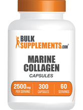 BulkSupplements frente del envase mostrando el diseño y el contenido claro