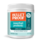 Bulletproof envase frontal de Innerfuel Prebiotic mostrando presentación y tamaño