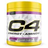 C4 envase frontal sabor uva mostrando beneficios energéticos