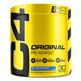 C4 frasco frontal con sabor Icy Blue Razz mostrando diseño y atractivo