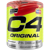 C4 frontal del envase Popsicle Cherry mostrando la etiqueta y beneficios