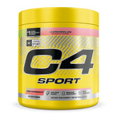 C4 bote frontal mostrando marca y sabor Watermelon, beneficio rendimiento